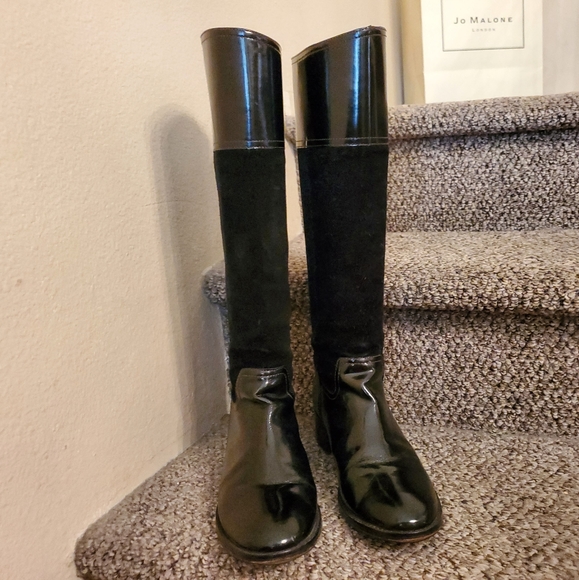 BCBG MAXAZRIA leather and suede riding boots. Gorgeous. In great condition. - Picture 2 of 4